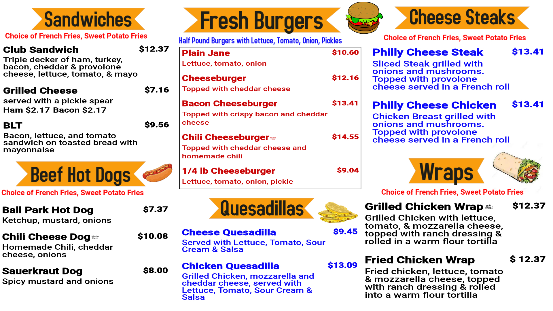 Menu Page 2